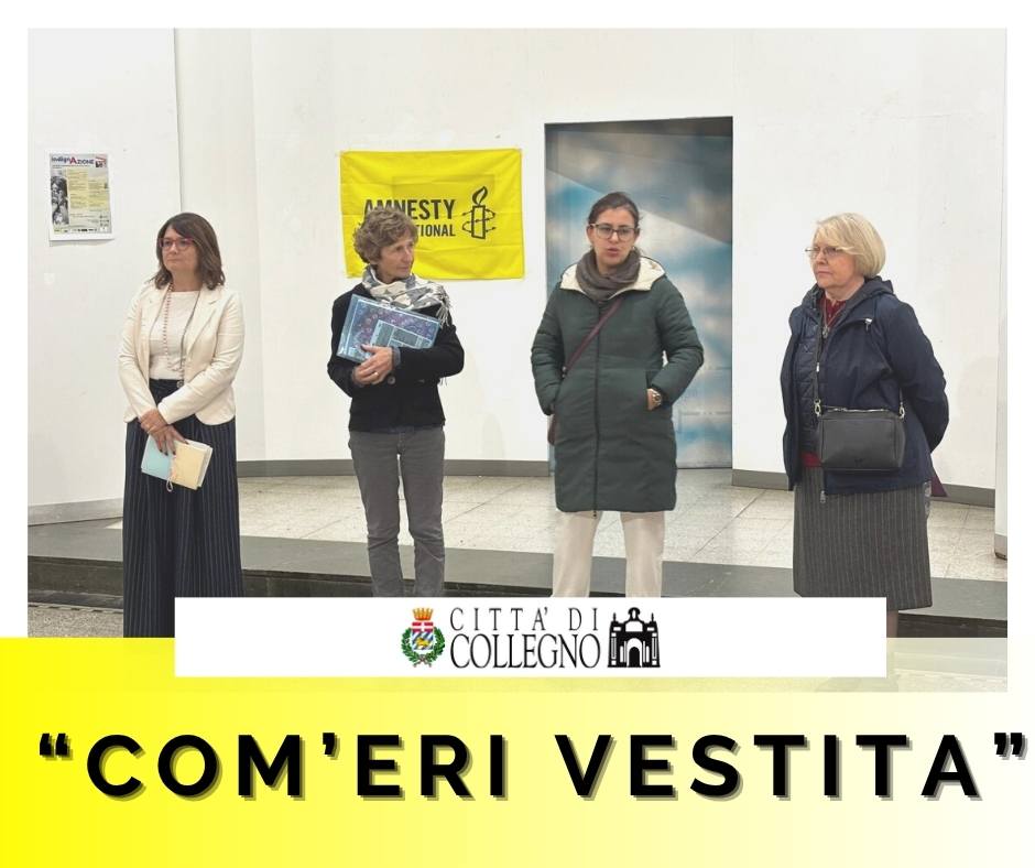 COLLEGNO, PIENONE ALLA MOSTRA “COM’ERI VESTITA”